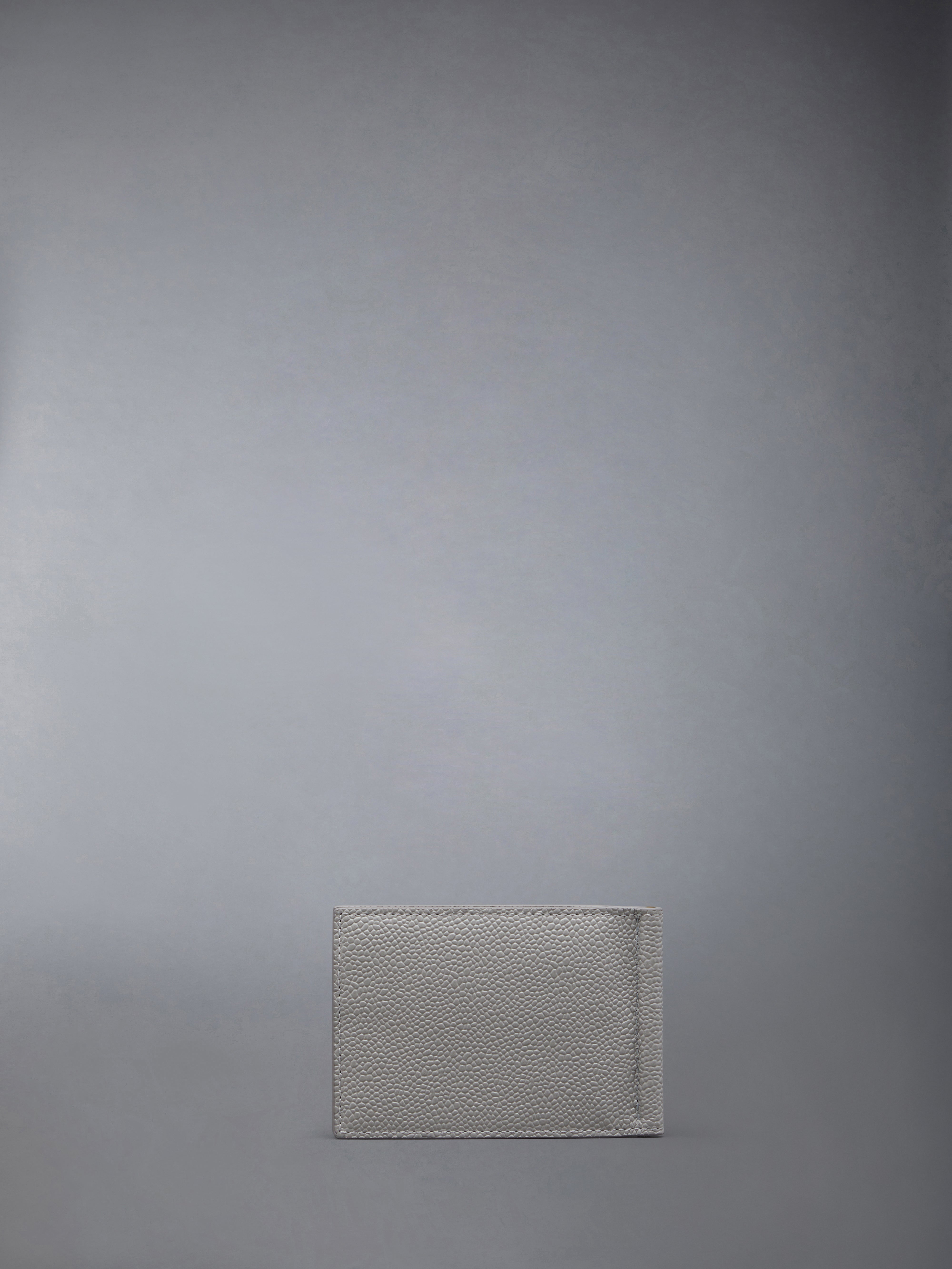 PEBBLE GRAIN LEATHER MONEY CLIP WALLET - 2