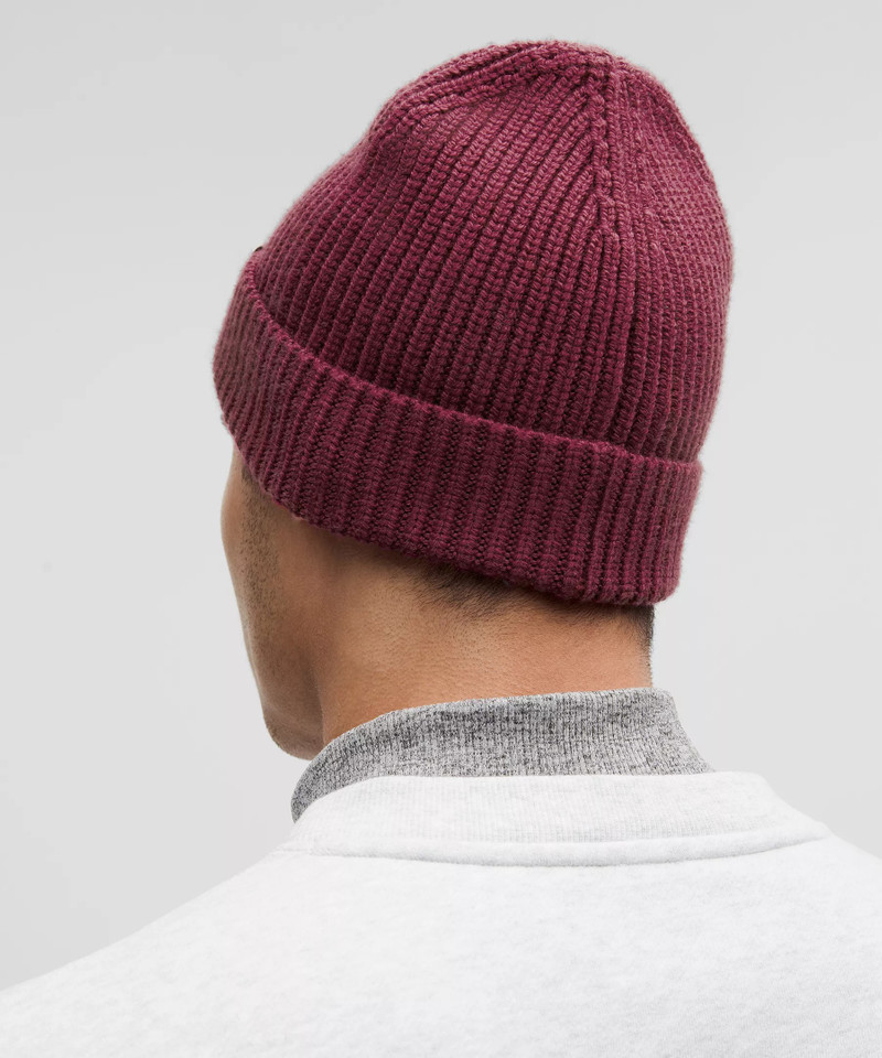 Close-Fit Wool-Blend Ribbed Knit Beanie 6