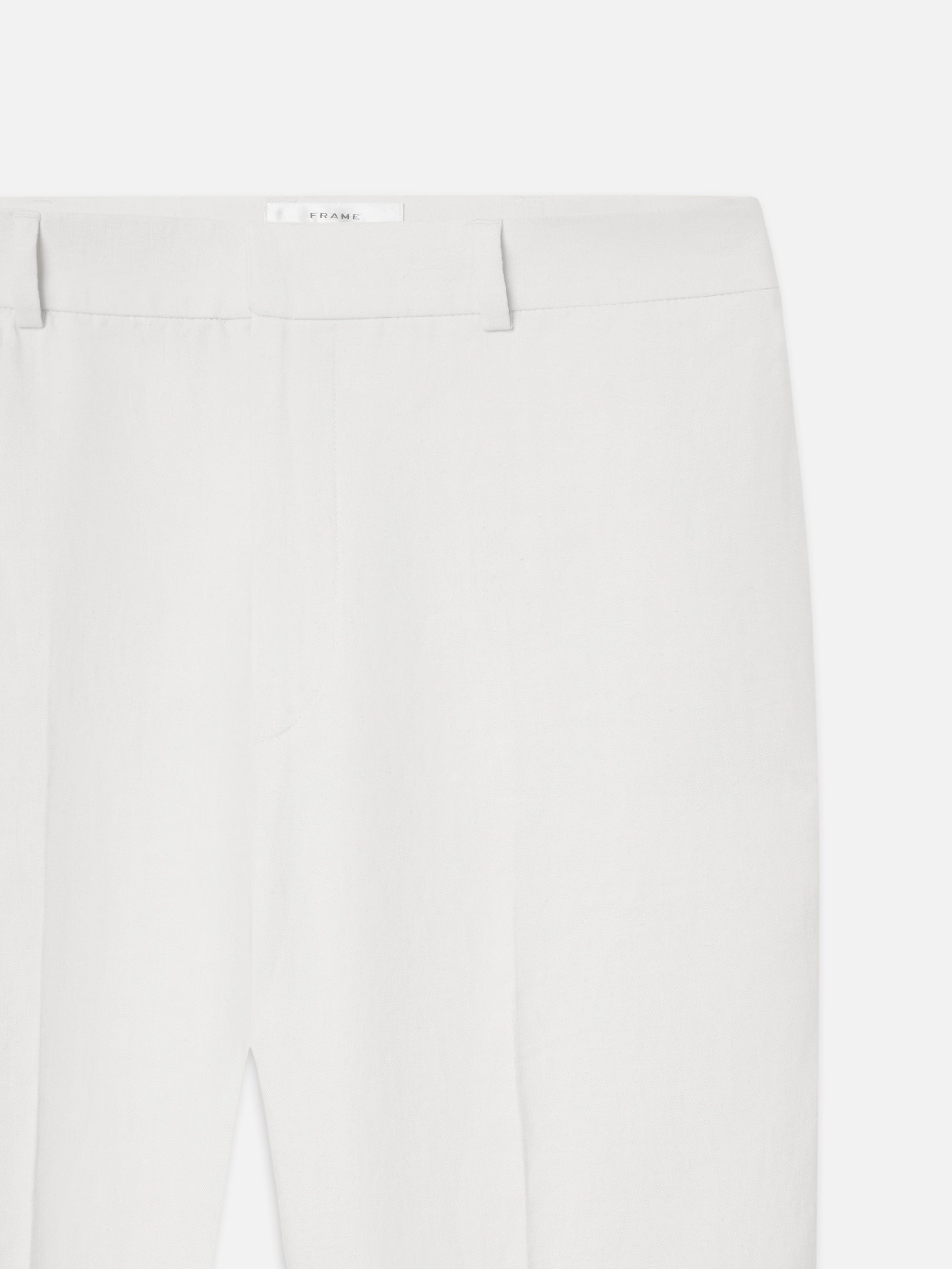 The Linen Trouser in White - 3