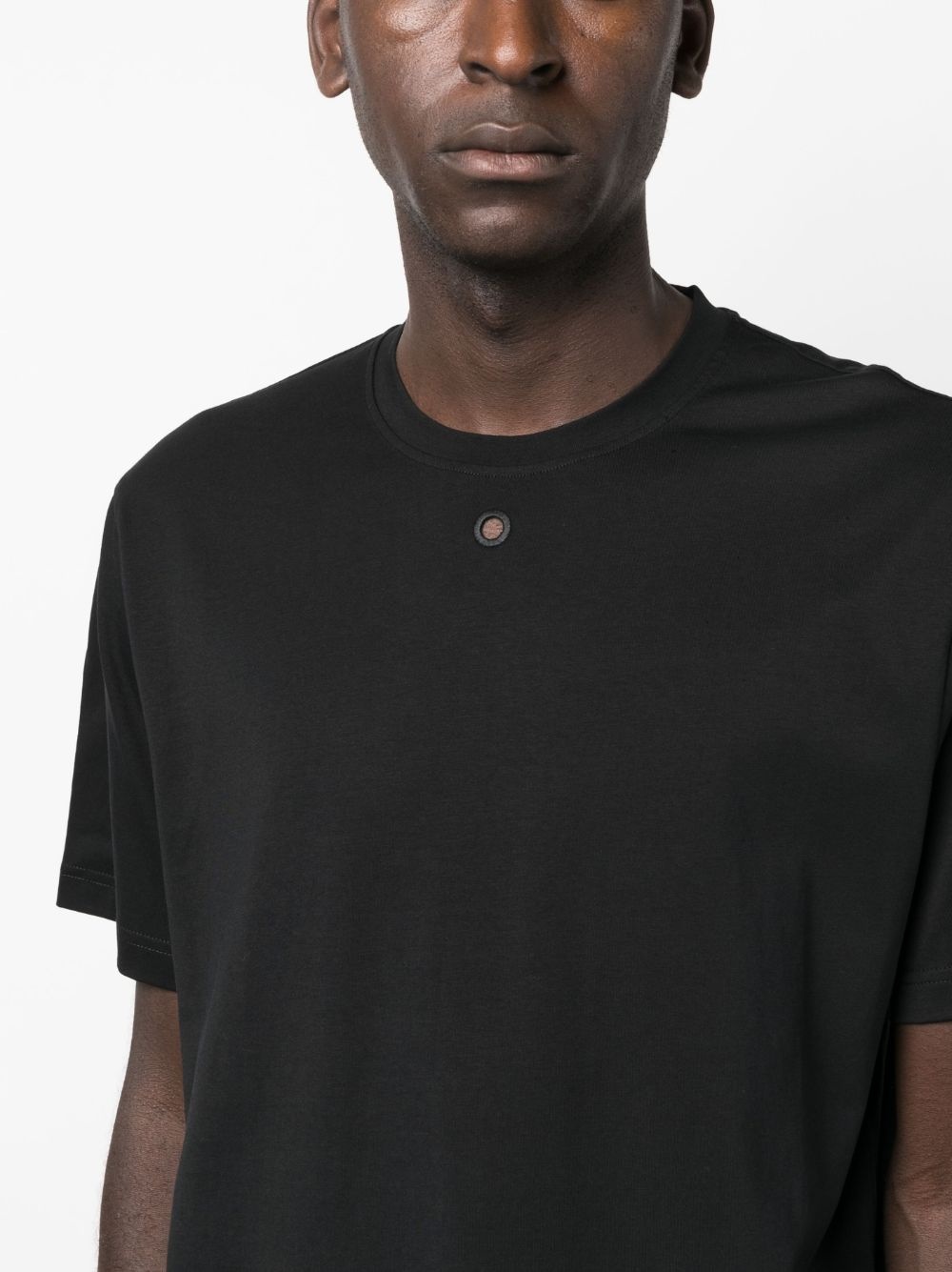 eyelet-detail cotton T-shirt - 5