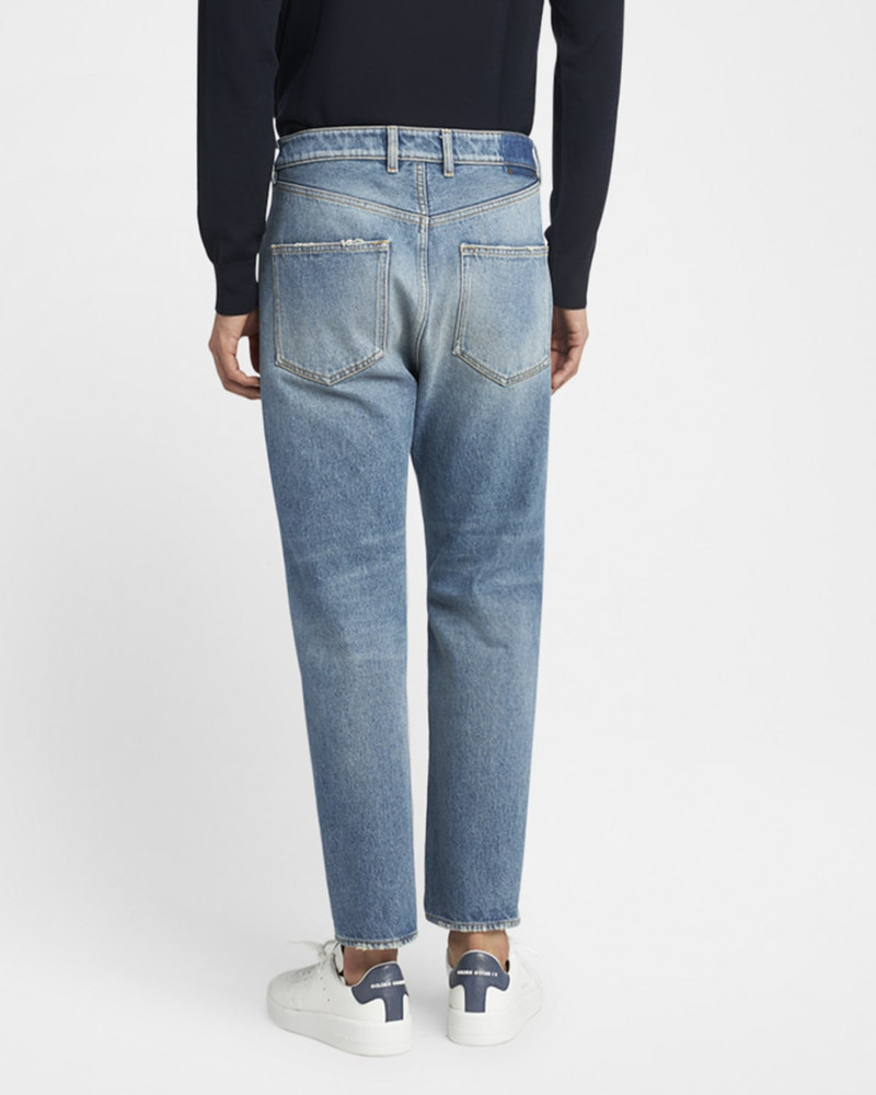 Men's Happy Stonewash Straight-Leg Ankle Jeans 3