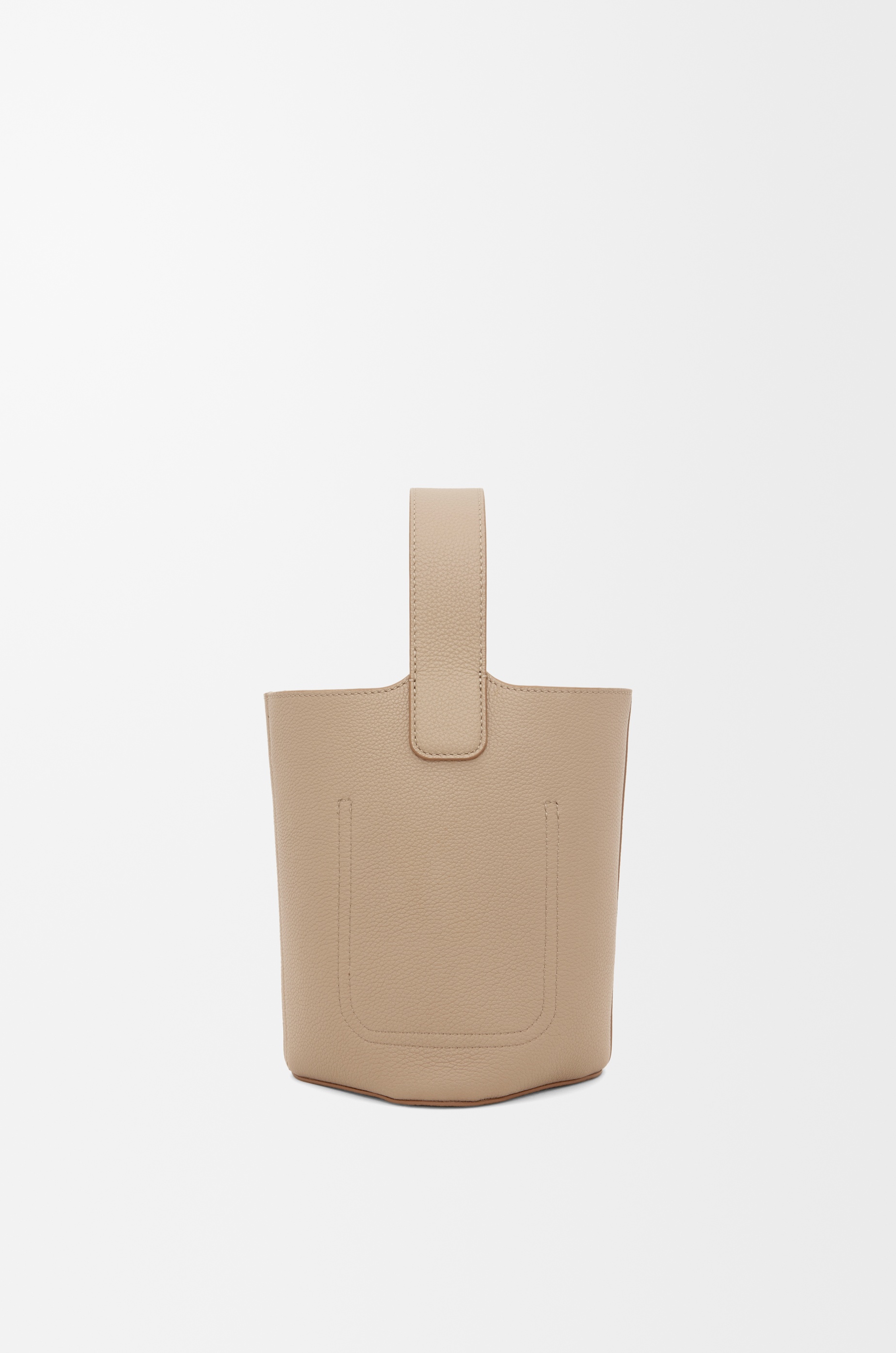 Mini Pebble Bucket bag in soft grained calfskin - 5