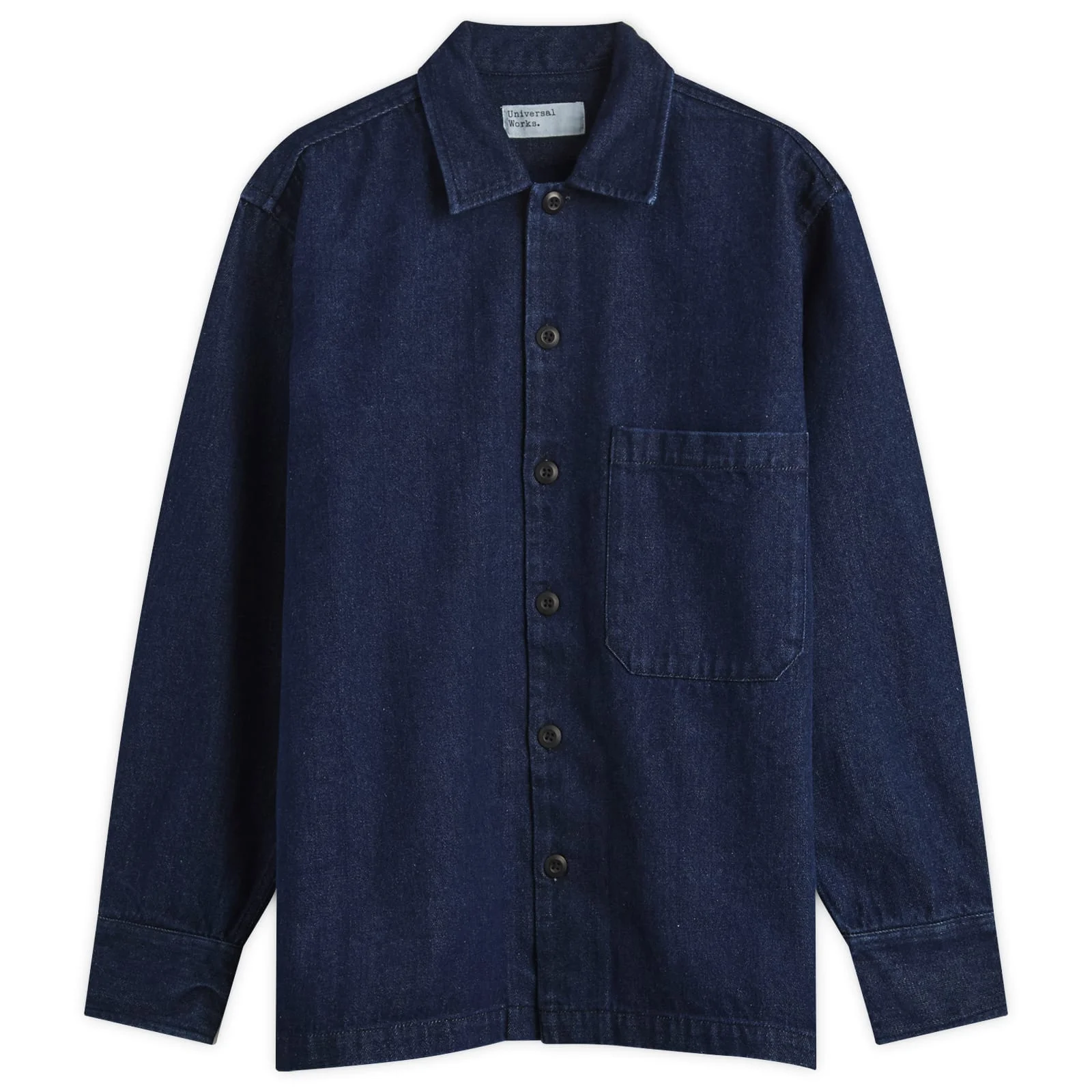 Universal Works Denim Fatigue Overshirt - 1