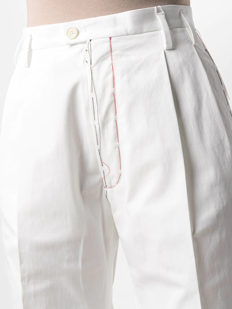 high-waisted straight-leg trousers 5