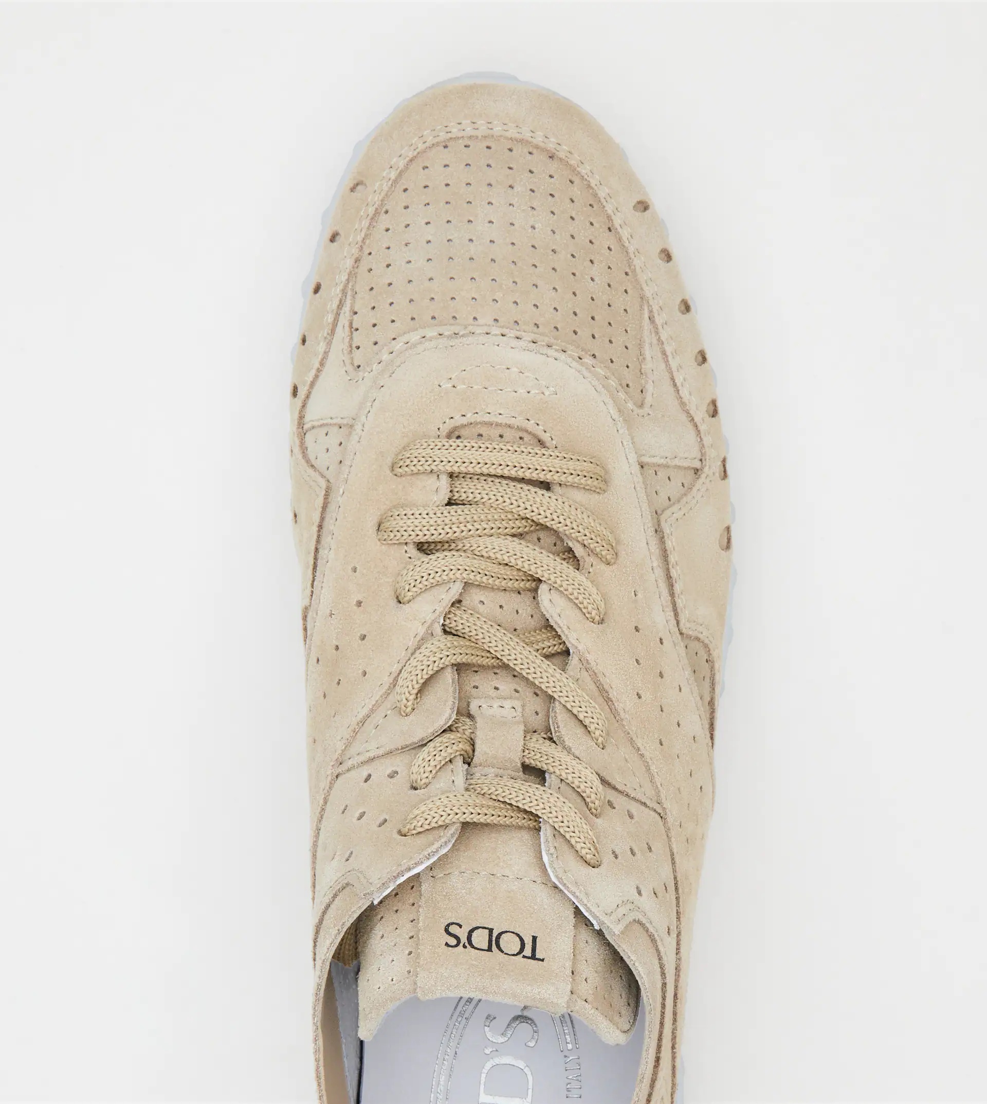 SNEAKERS IN SUEDE - BEIGE - 4