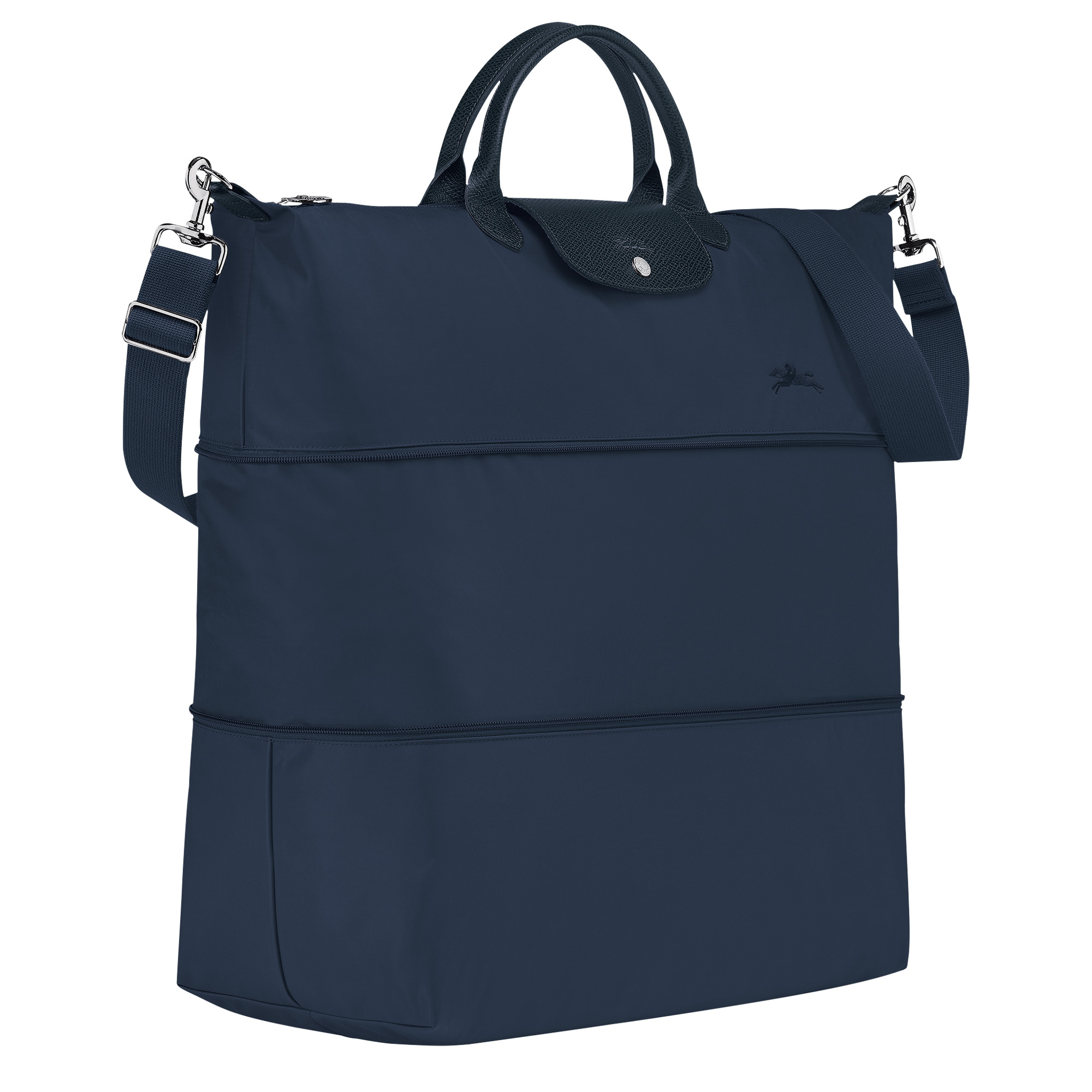 Le Pliage Green Travel bag expandable Navy - Recycled canvas - 2