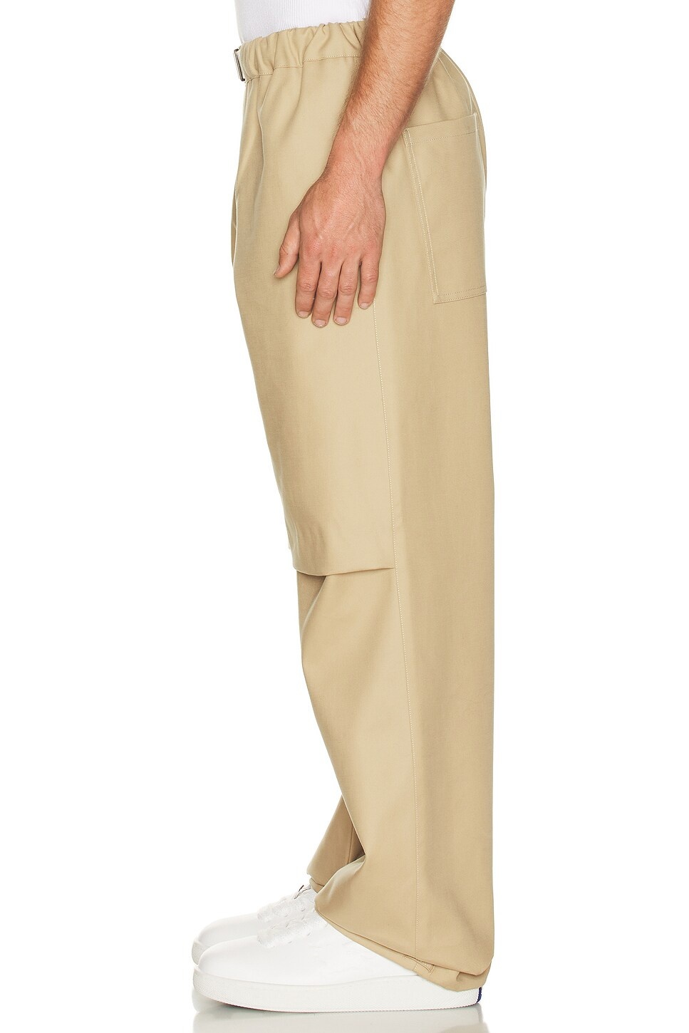 Jordan Heavy Cotton Satin Relax Fit Trousers - 5