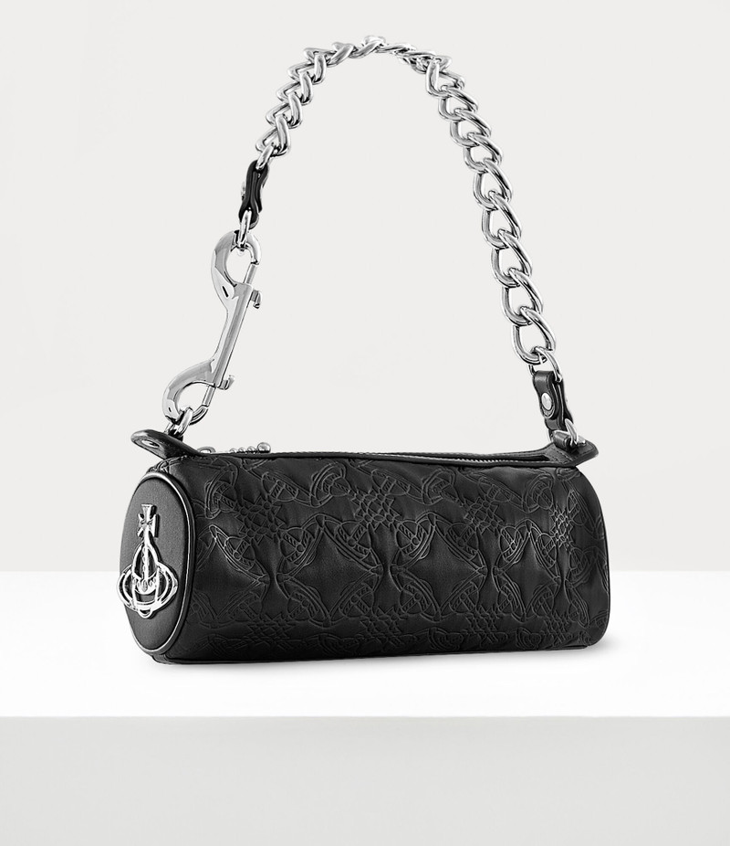 ヴィヴィアンウエストウッド CINDY CYLINDER ハンドバッグ ブラック