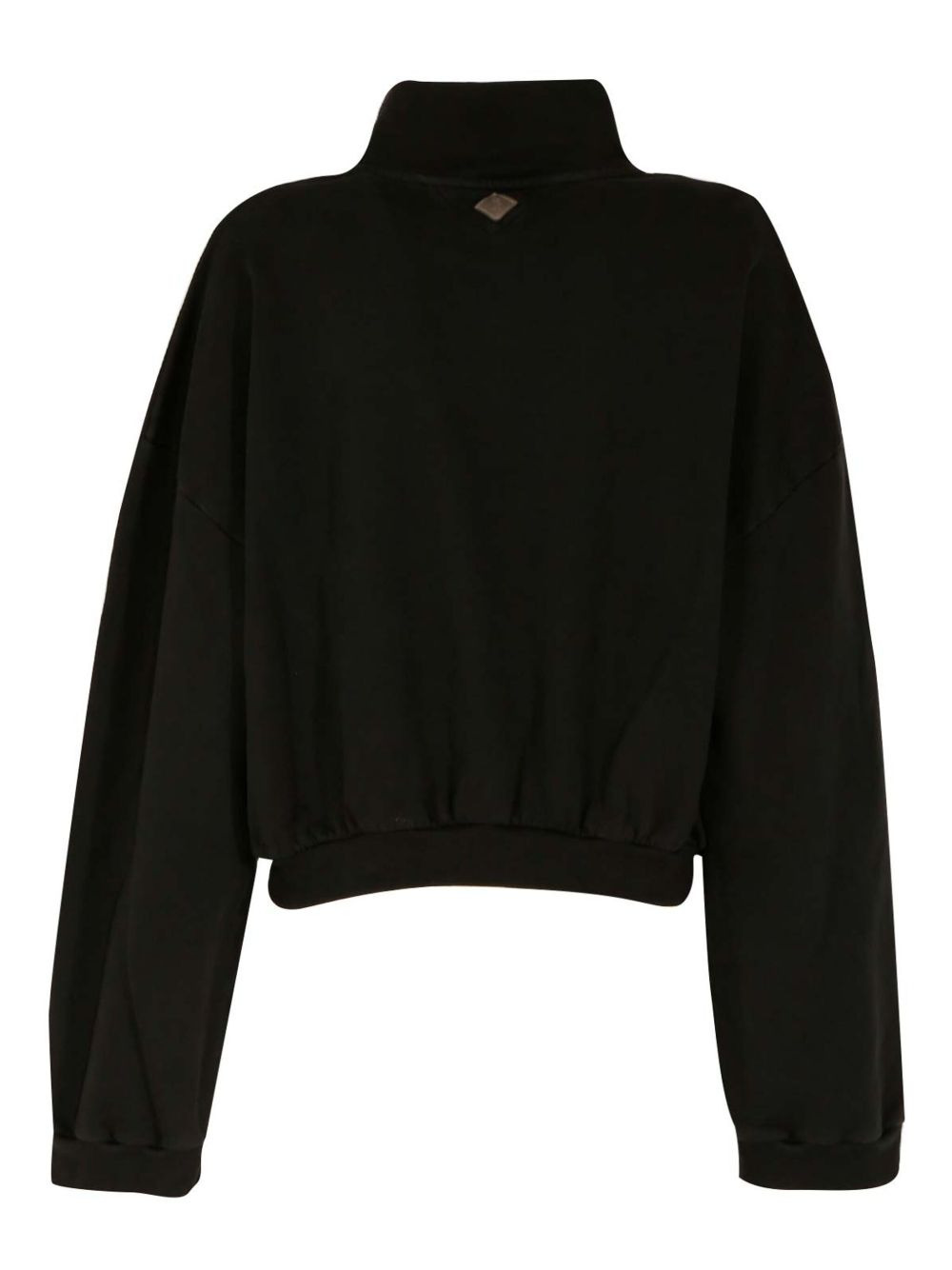 high-neck zip-up sweatshirt - 2