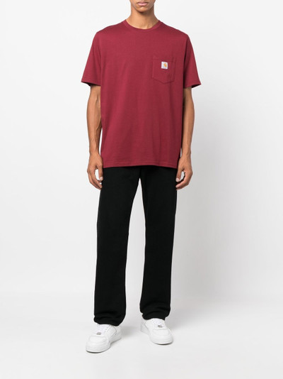 Carhartt logo-patch cotton T-shirt outlook