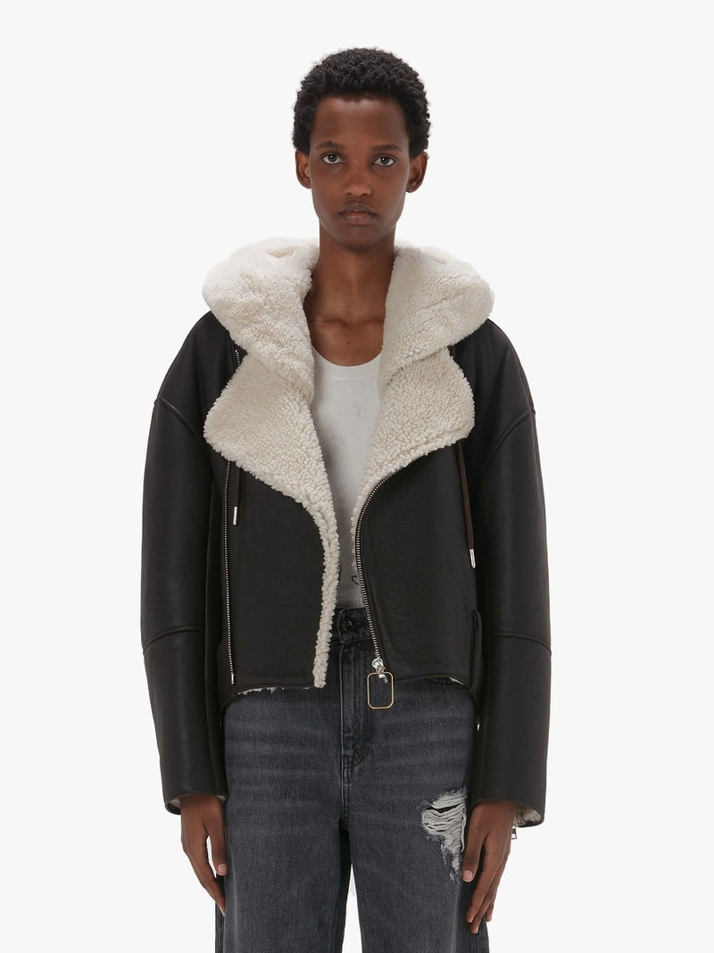 JW Anderson HOODED BIKER JACKET outlook