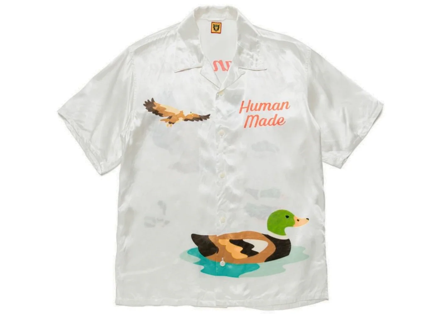 Human Made Rayon Aloha Shirt White - 1