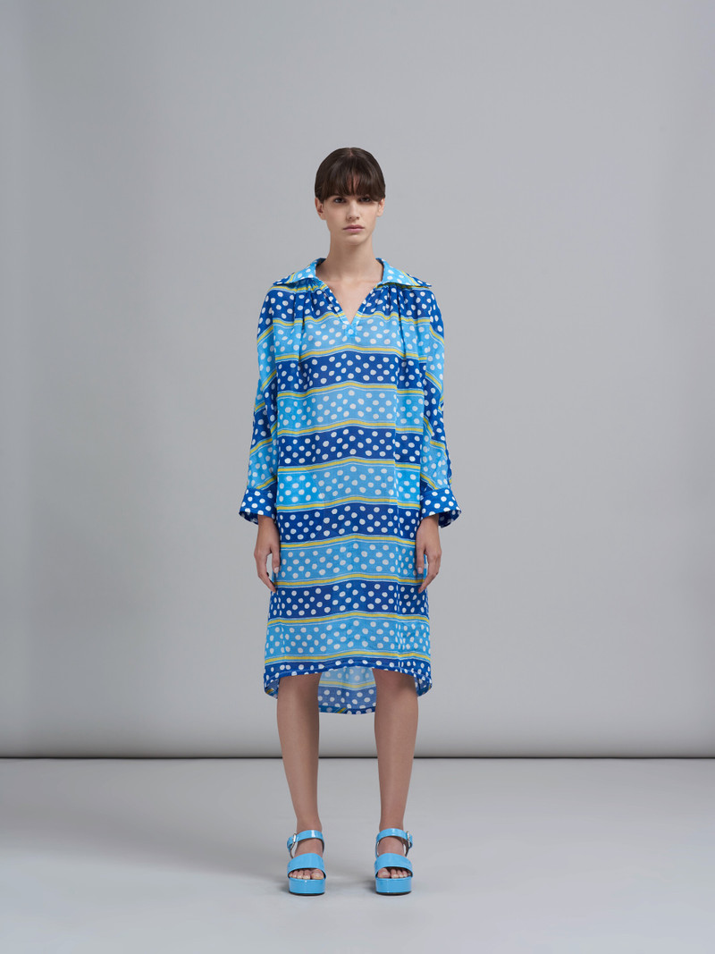 Marni DOT & STRIPE RAMIÈ DRESS outlook