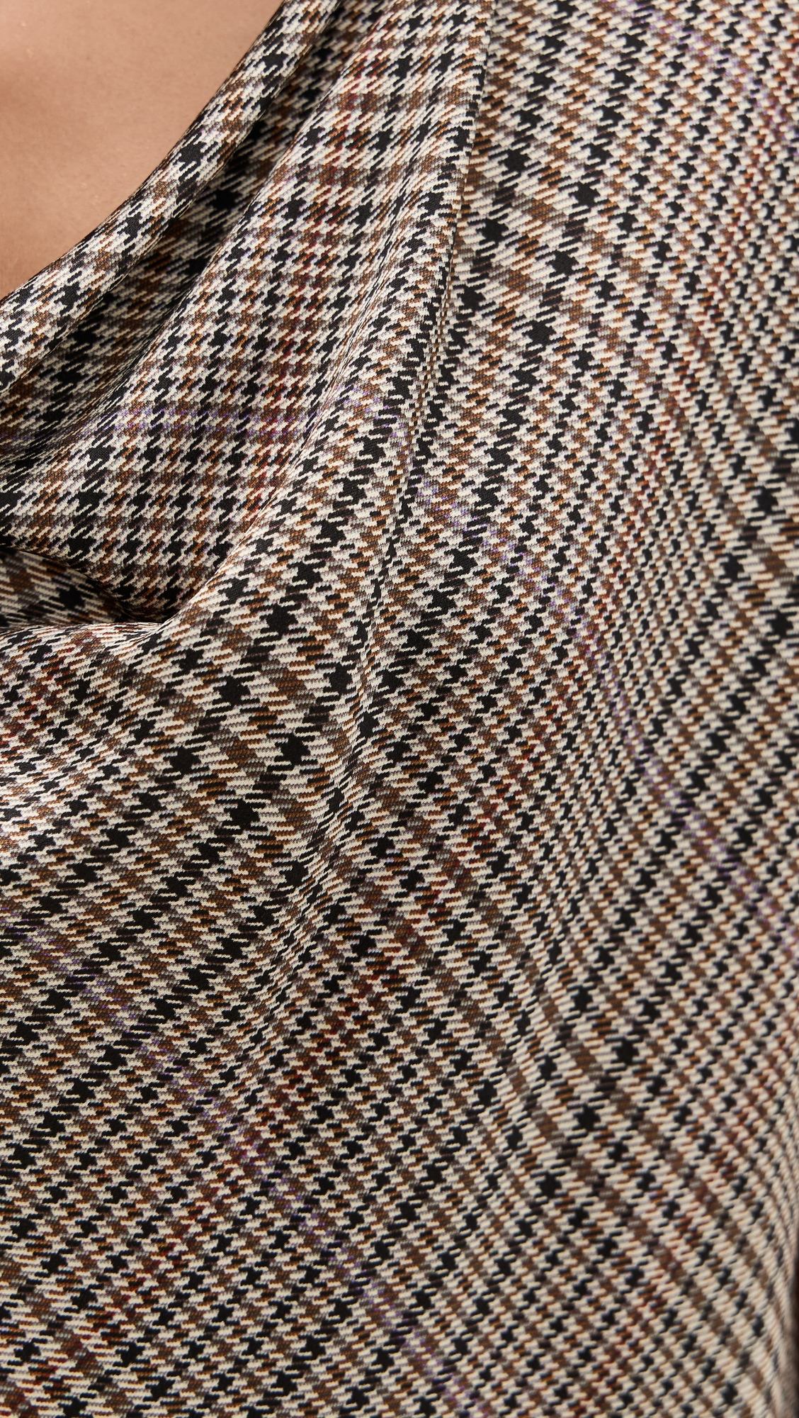Pressed Plaid Blouse - 5