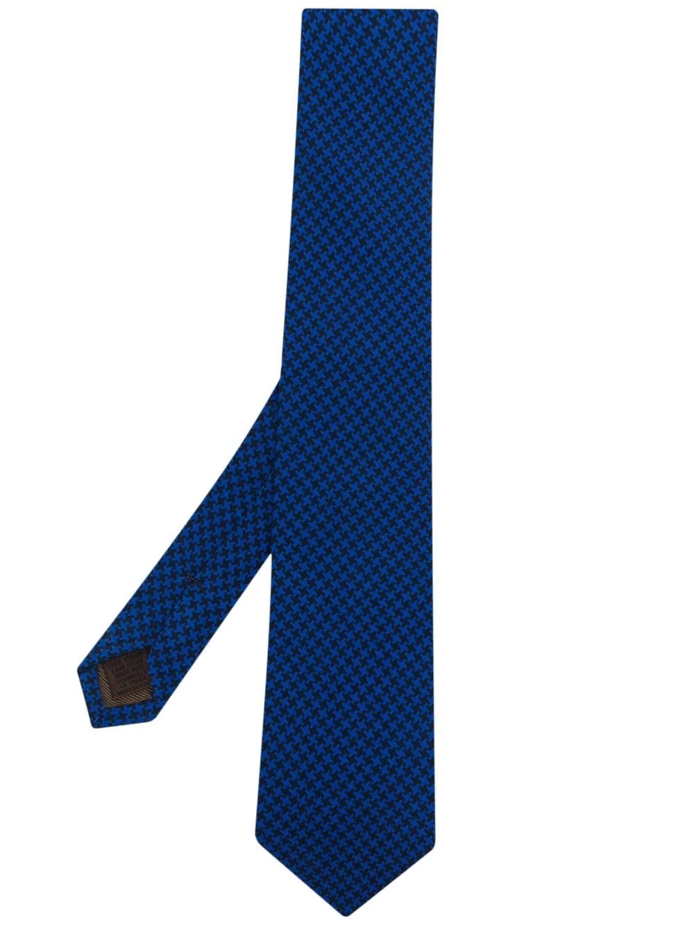 houndstooth pattern tie - 1