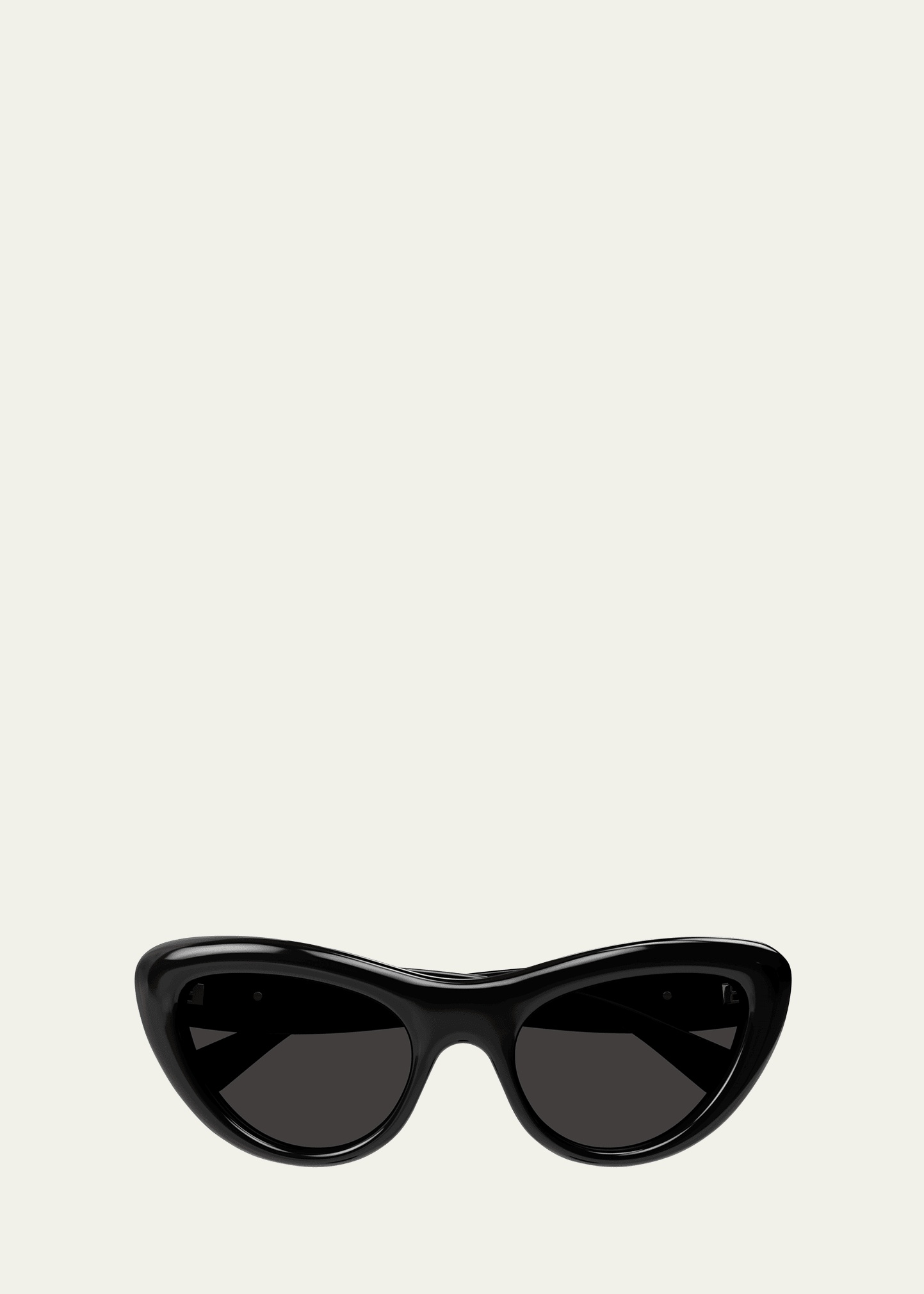 Curvy Acetate Cat-Eye Sunglasses - 1