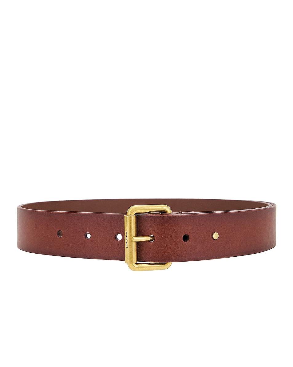 Square Buckle Long Belt - 2