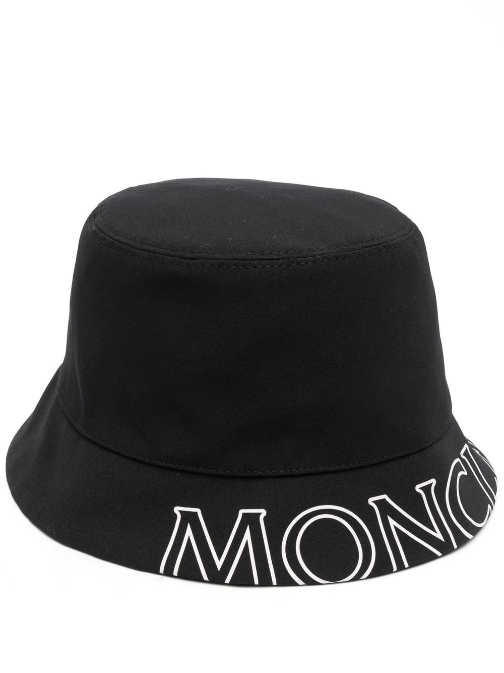 logo-print cotton bucket hat - 1