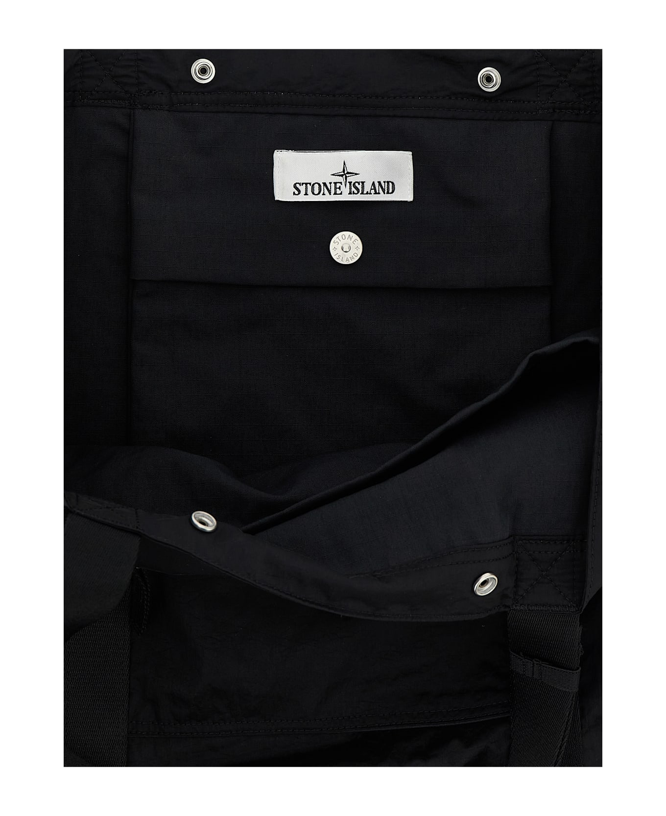 Logo Patch Shopping Bag - 4