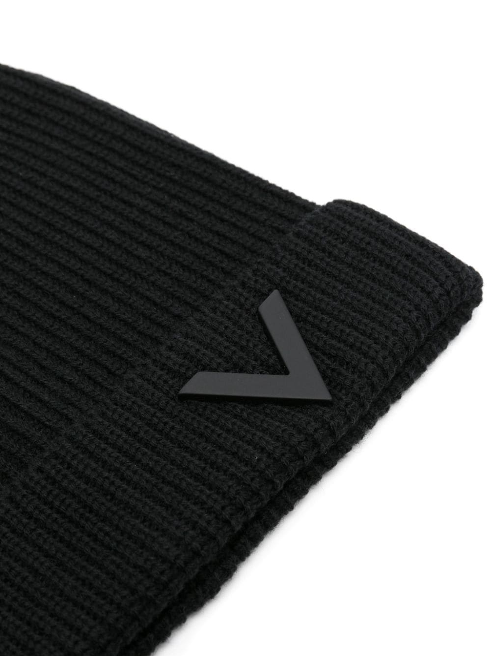 VLogo ribbed beanie - 2
