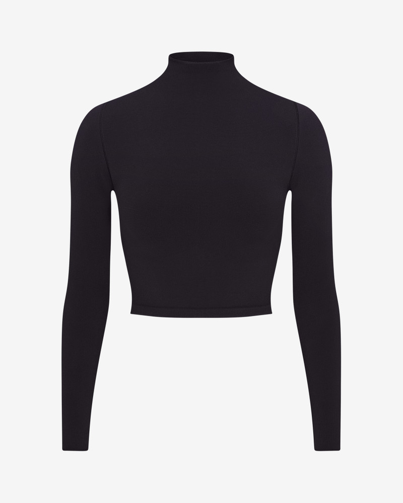 NikeSKIMS Vintage Seamless Women's Mock-Neck Crop Top 7