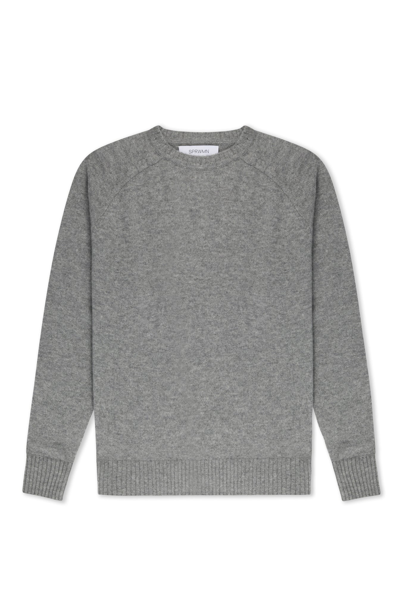 GREY CASHMERE BOYFRIEND SWEATER - 8