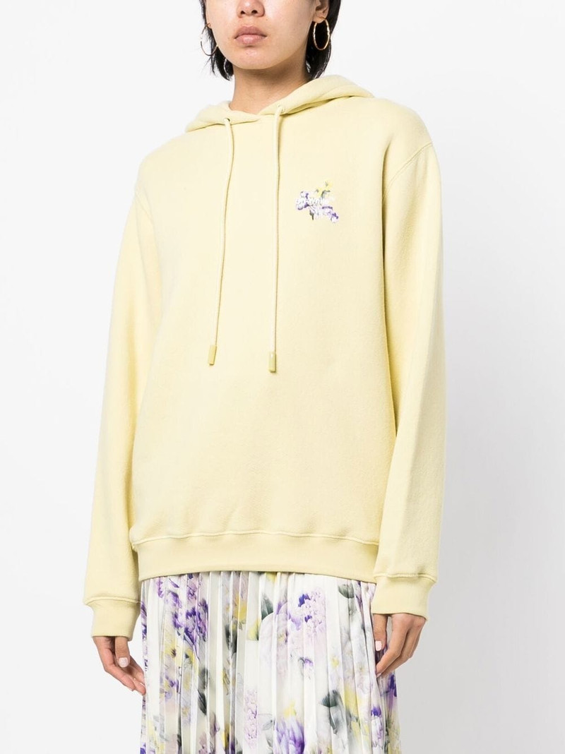 floral embroidered arrows hoodie 3