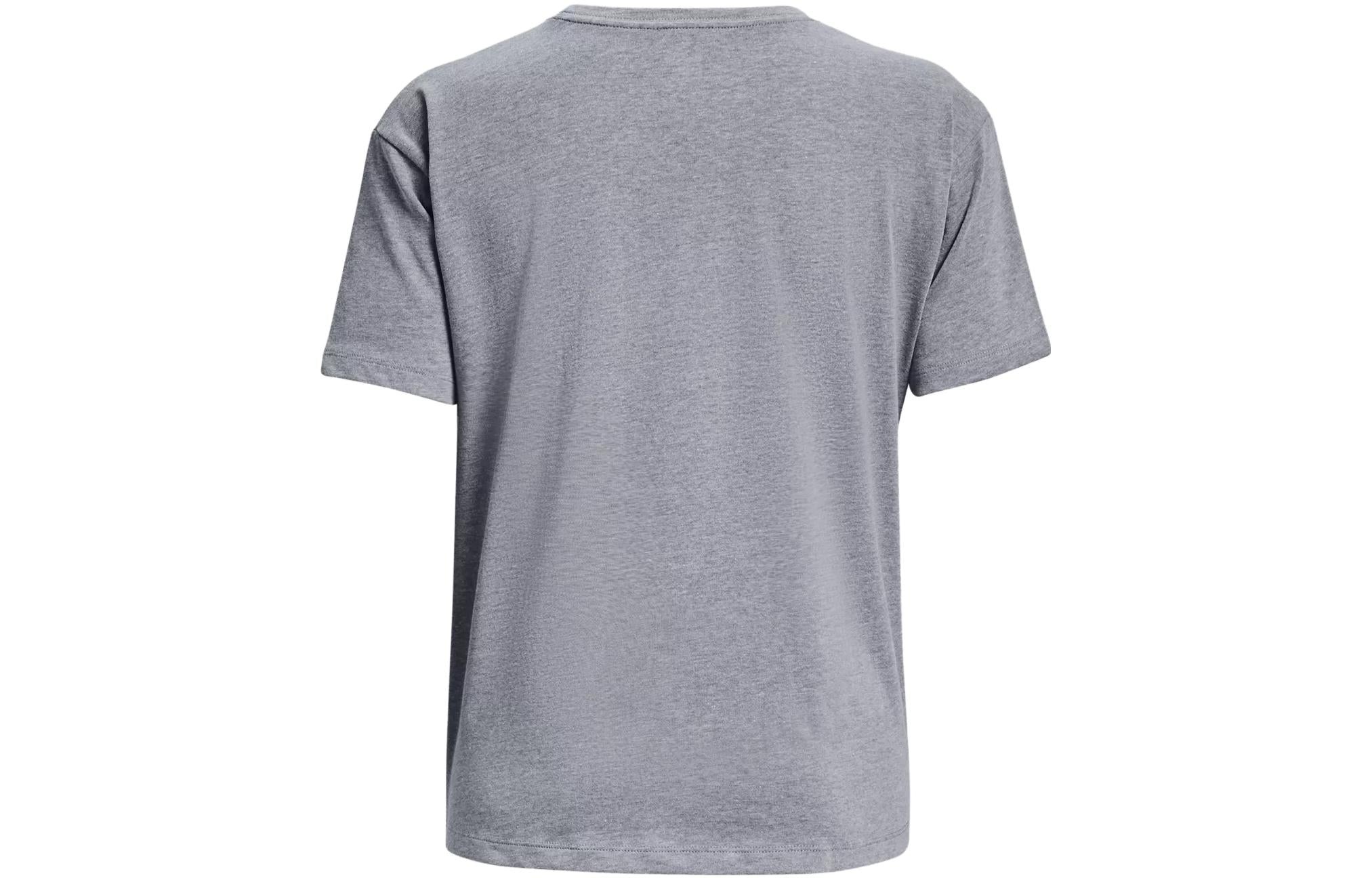 (WMNS) Under Armour Project Rock Iron Heavyweight T-shirt 'Grey' 1376918-035 - 2
