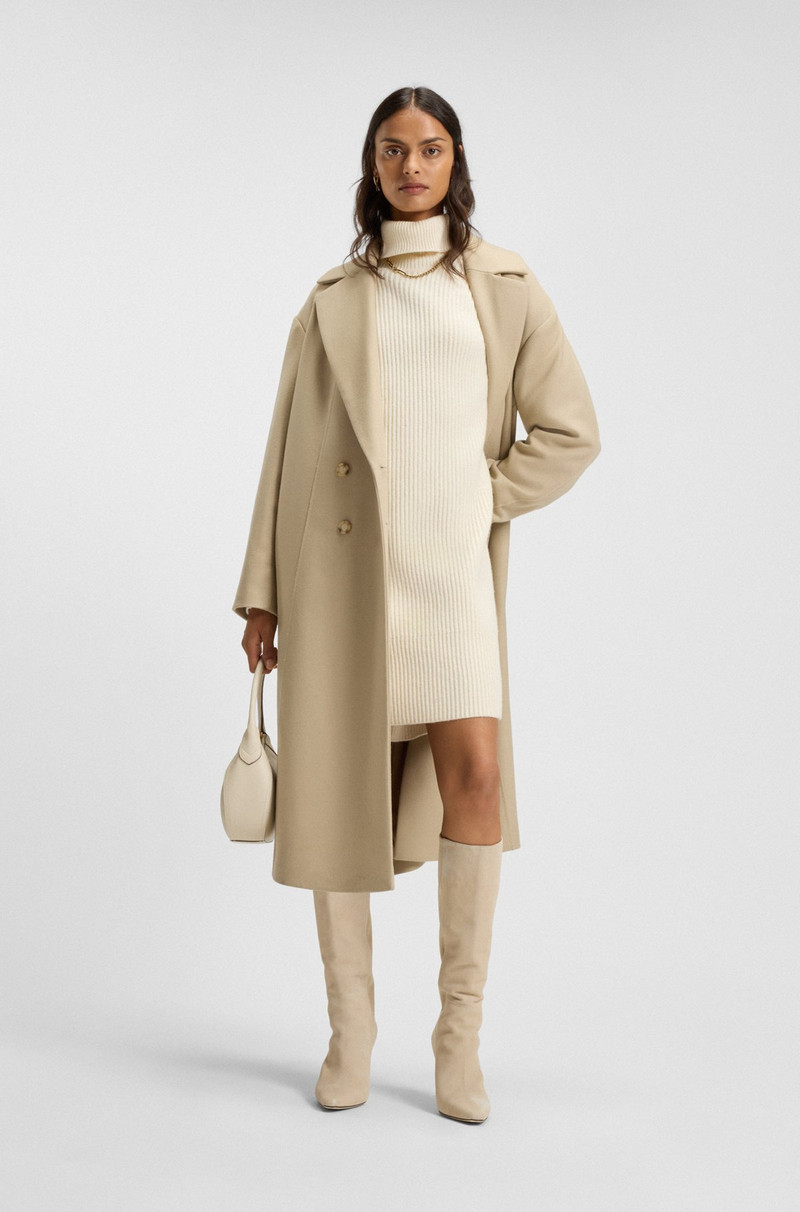BOSS ROLLNECK SWEATER DRESS IN VIRGIN WOOL AND CASHMERE outlook