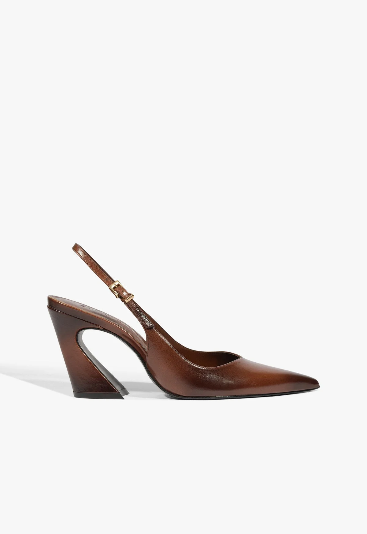 Lexi Sling Block Leather Pump - 1