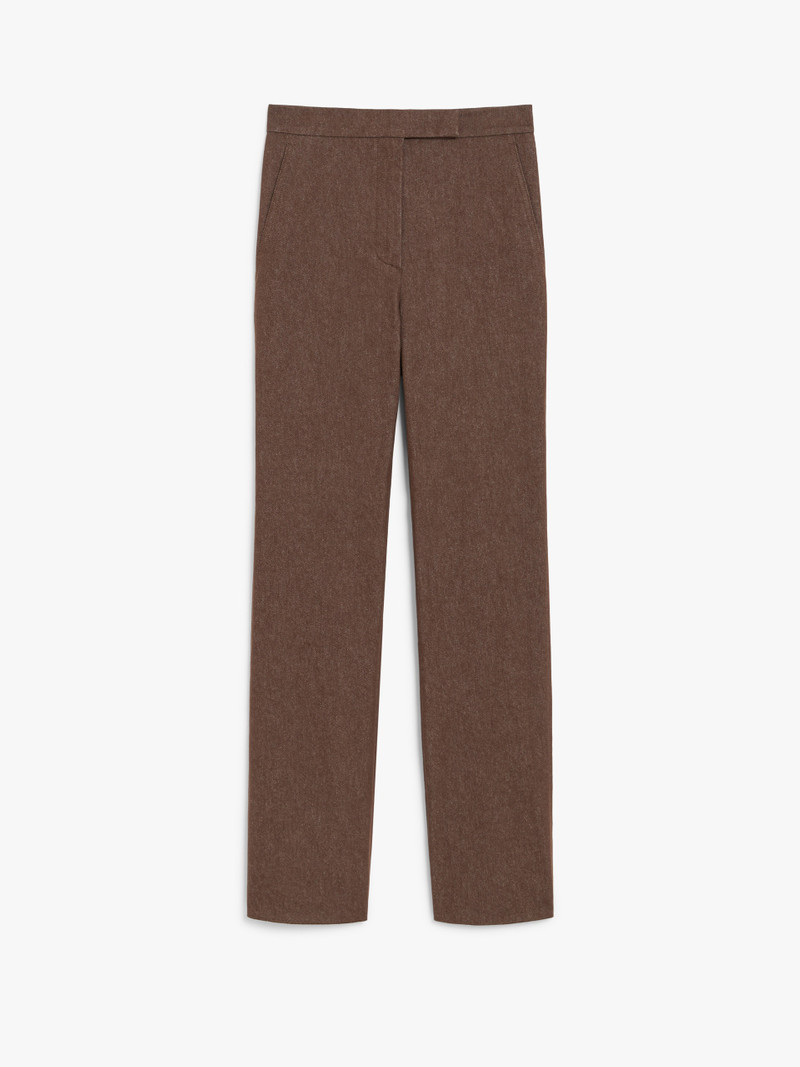 GALIZIA Slim-fit cotton trousers - 1