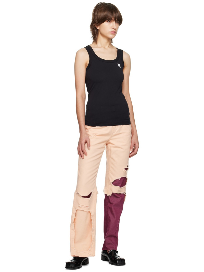 Raf Simons Black Patch Tank Top outlook