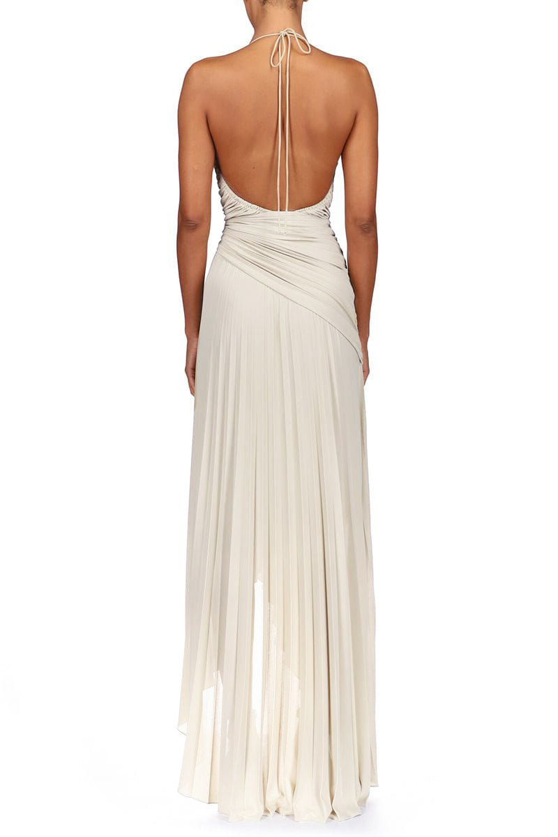Long Pleated Dress - 6