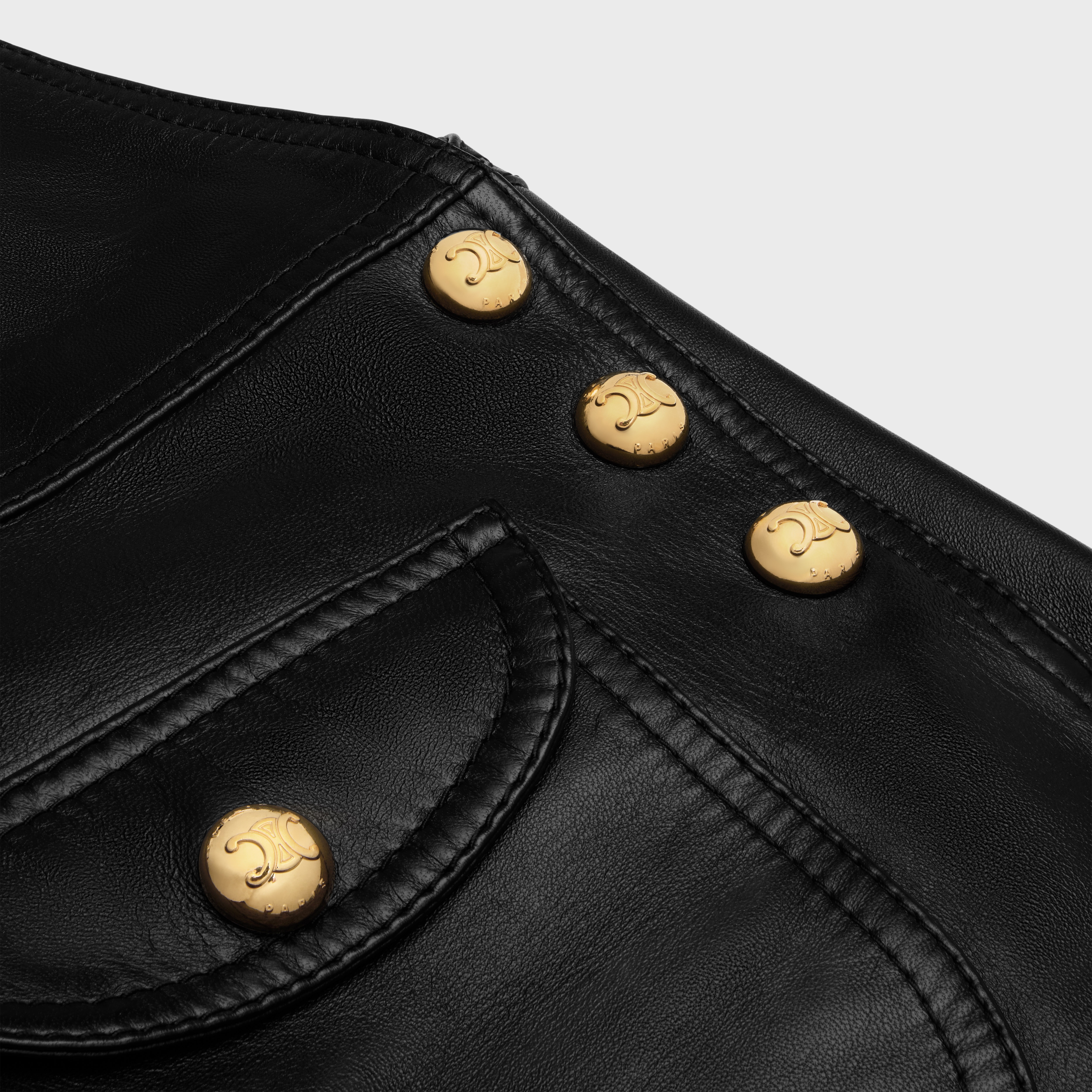playsuit in soft lambskin - 4