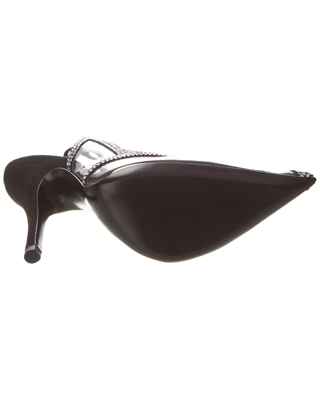The Attico Venus Suede & Vinyl Slingback Pump - 4
