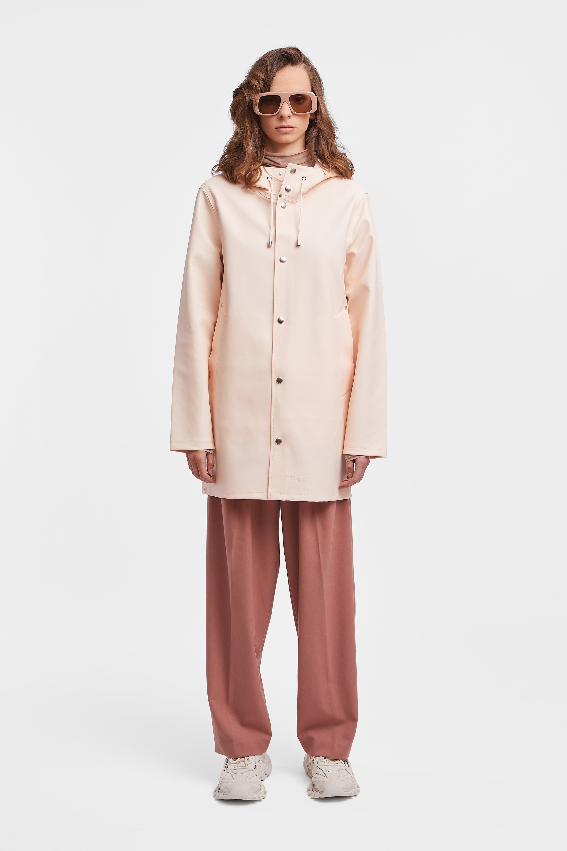 Stockholm Women Raincoat Peach - 2