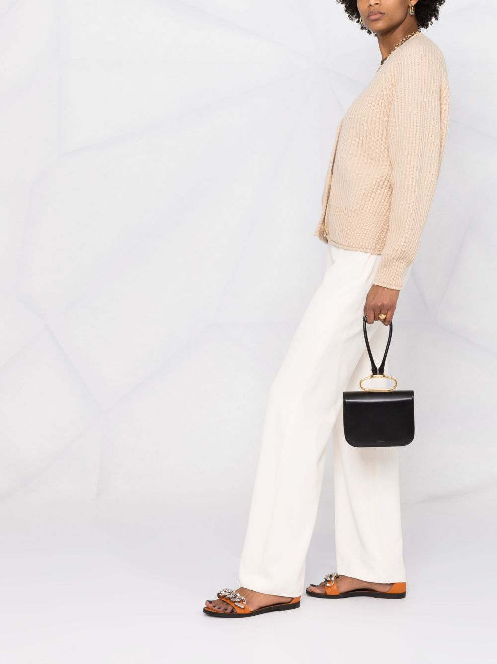 button-up cashmere cardigan - 4