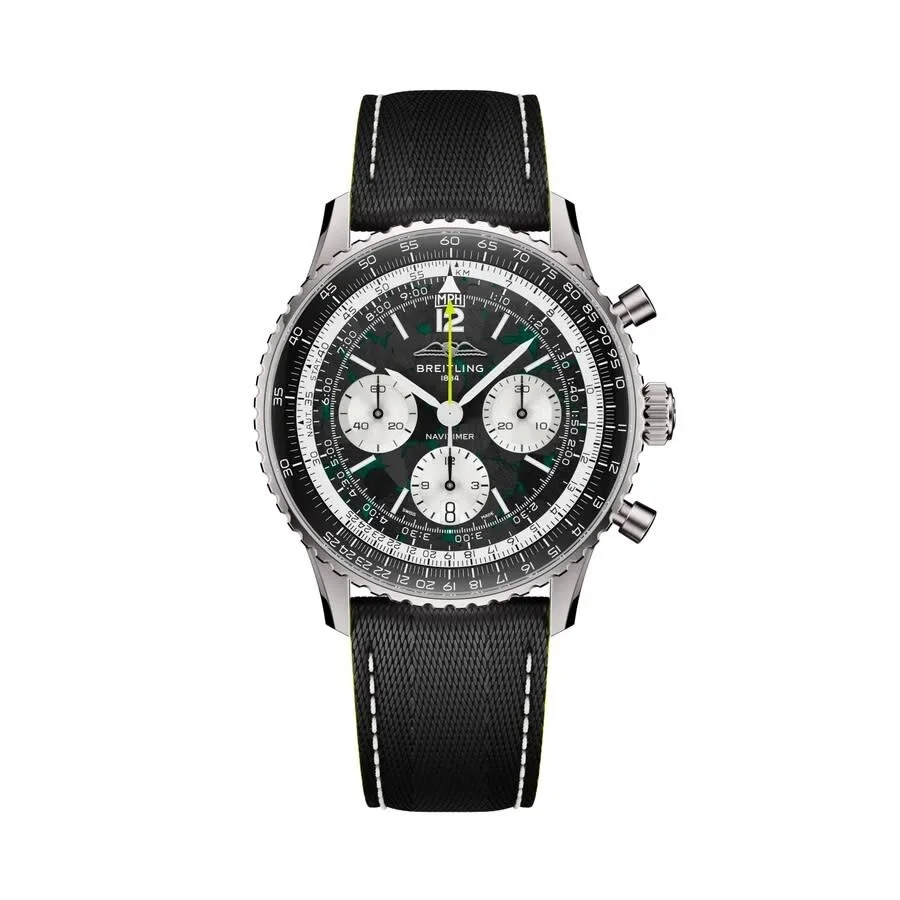 Breitling Navitimer Aston Martin Aramco Formula ONE team Chronograph Automatic Chronometer Black Dia - 1