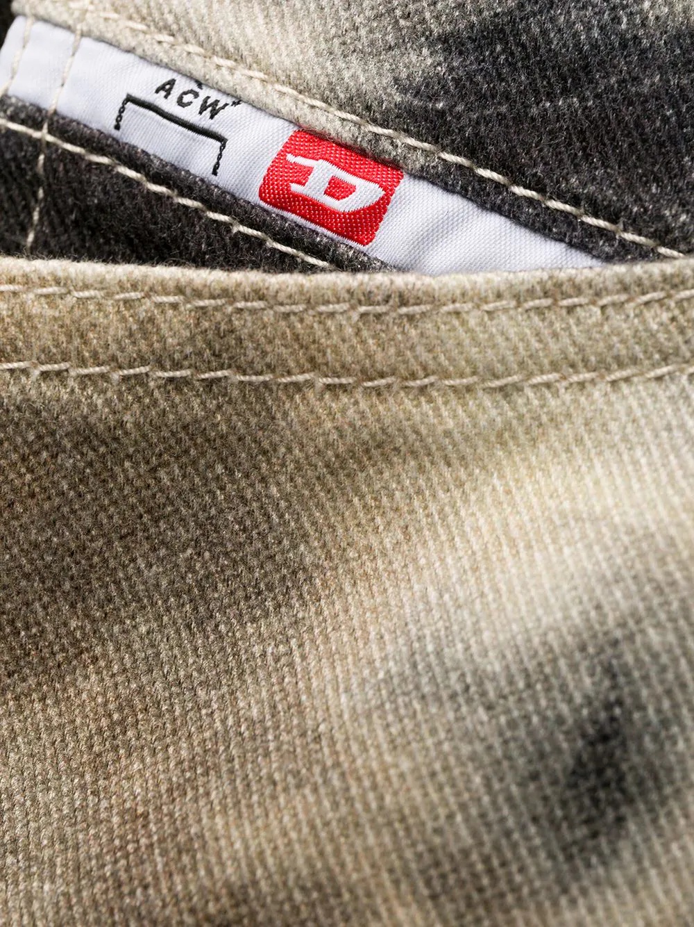 mouldy-effect slim-fit jeans - 7