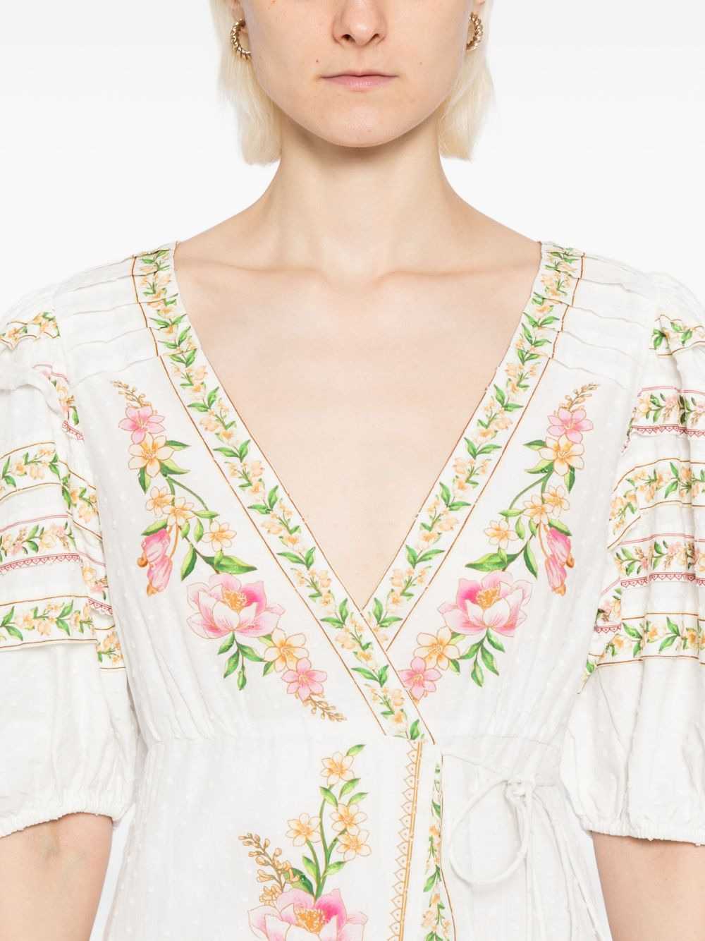 Palm Dream wrap dress - 5