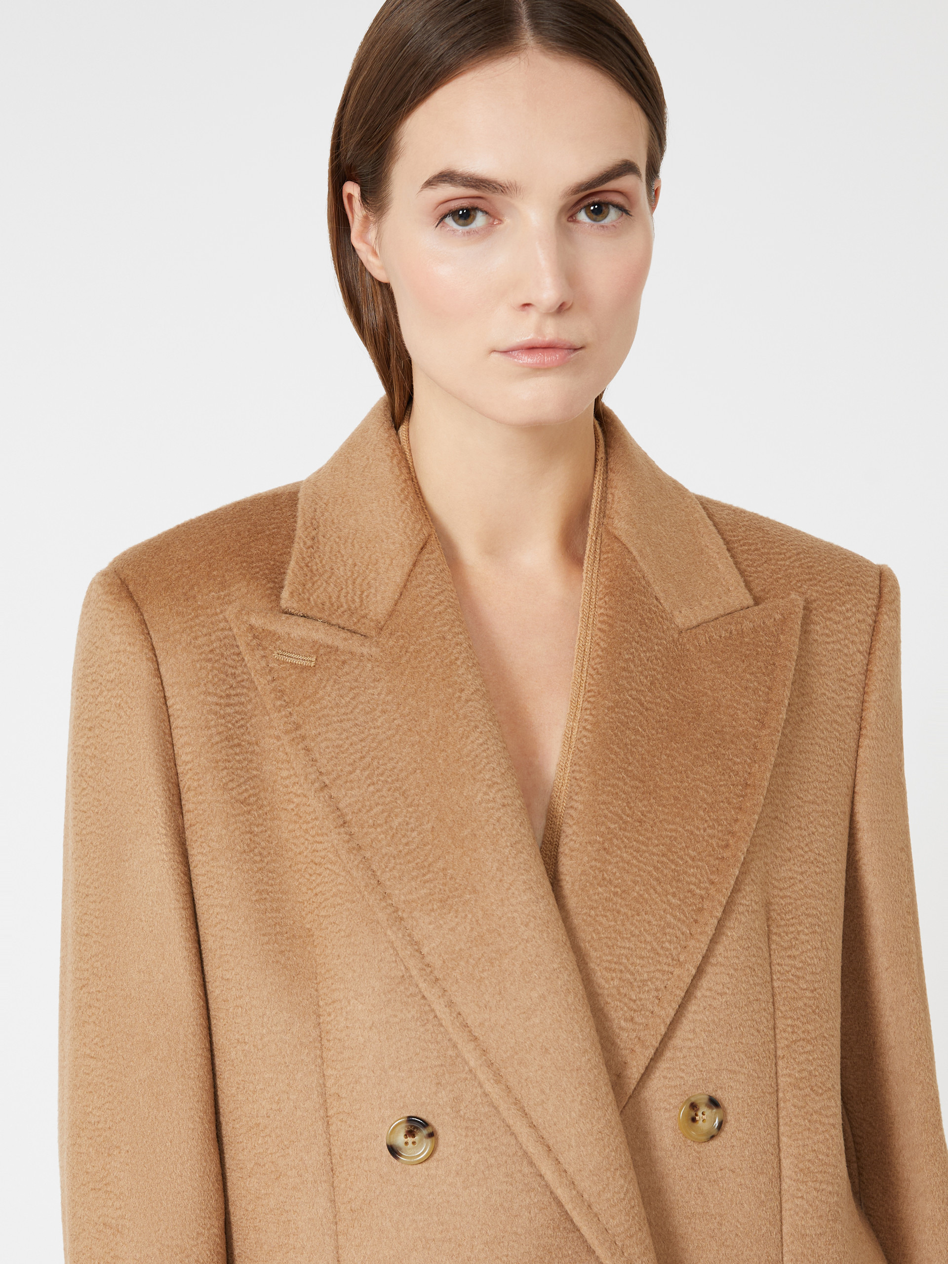 COSA Double-breasted camel coat - 5