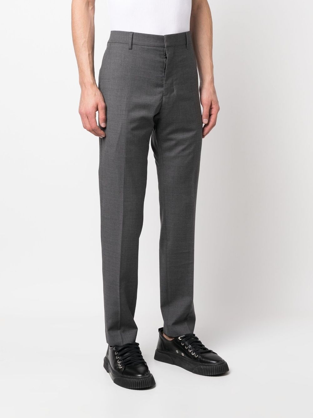 straight-leg virgin-wool trousers - 3