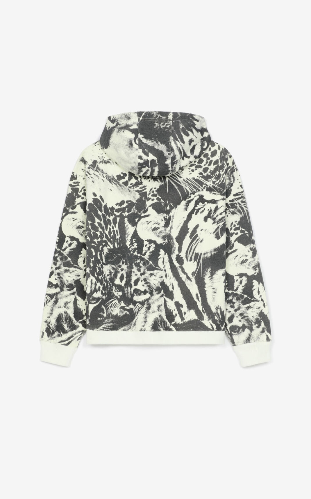 'Wildtigers' oversize hooded sweatshirt - 5