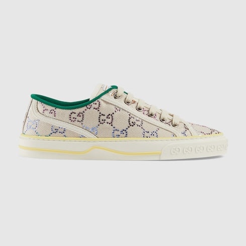 Gucci Tennis 1977 GG Crystal Sneakers - 1