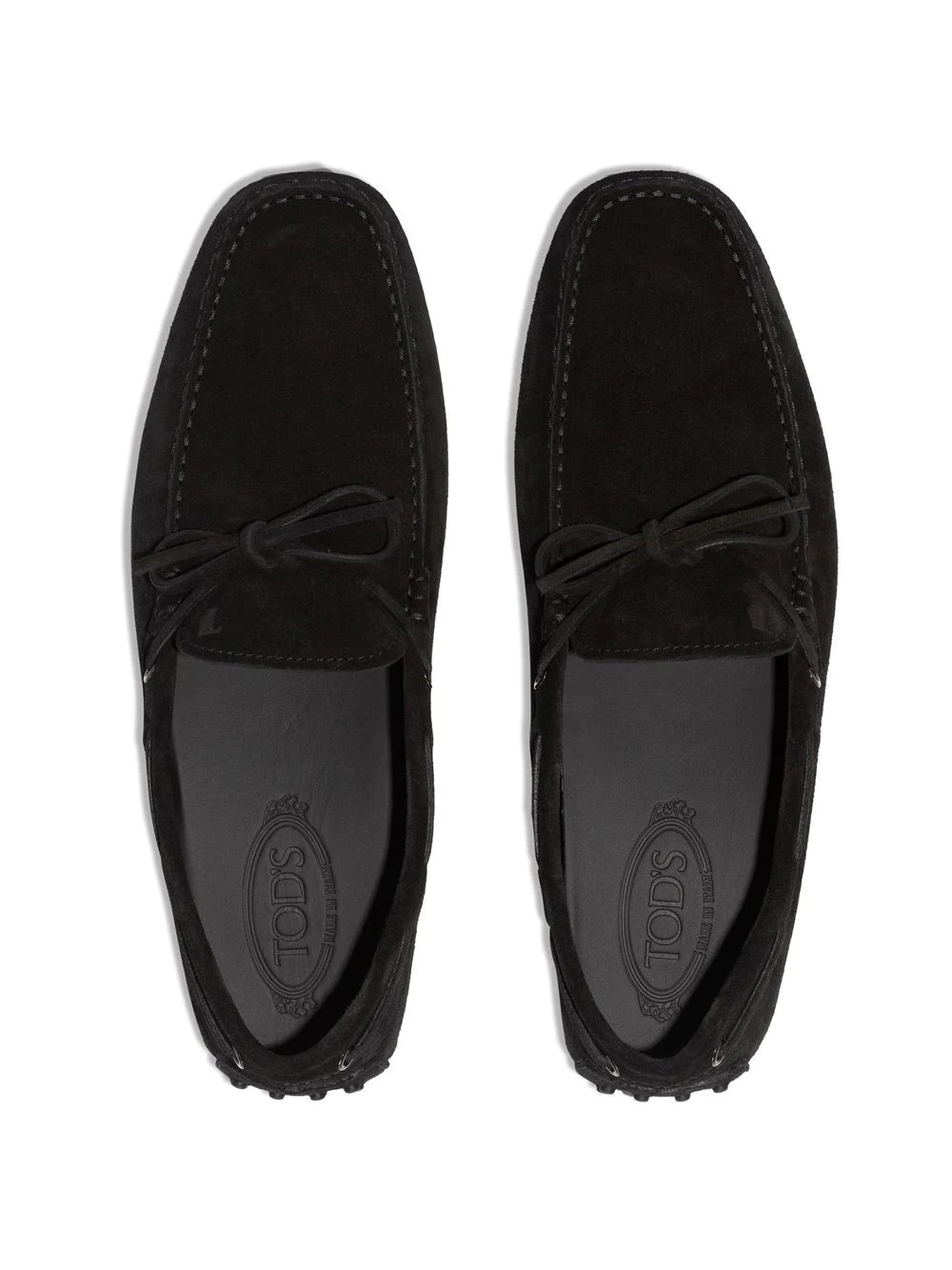 bow-detail leather loafers - 4