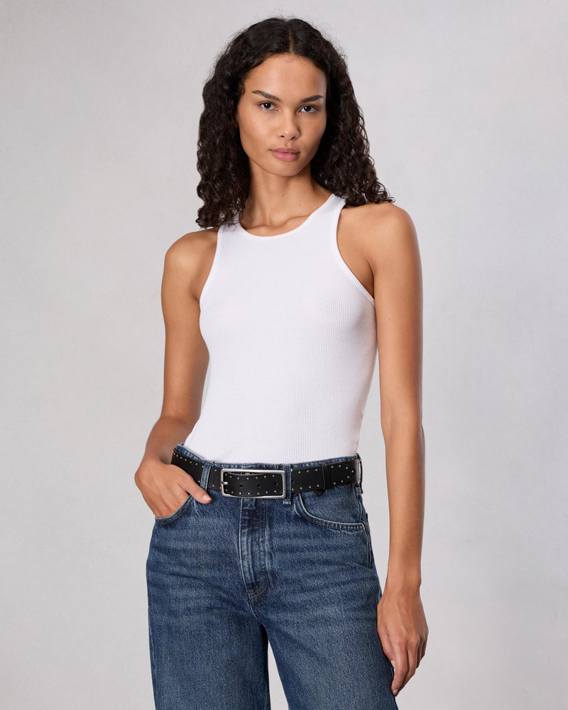 rag & bone Rebound Leather Belt outlook