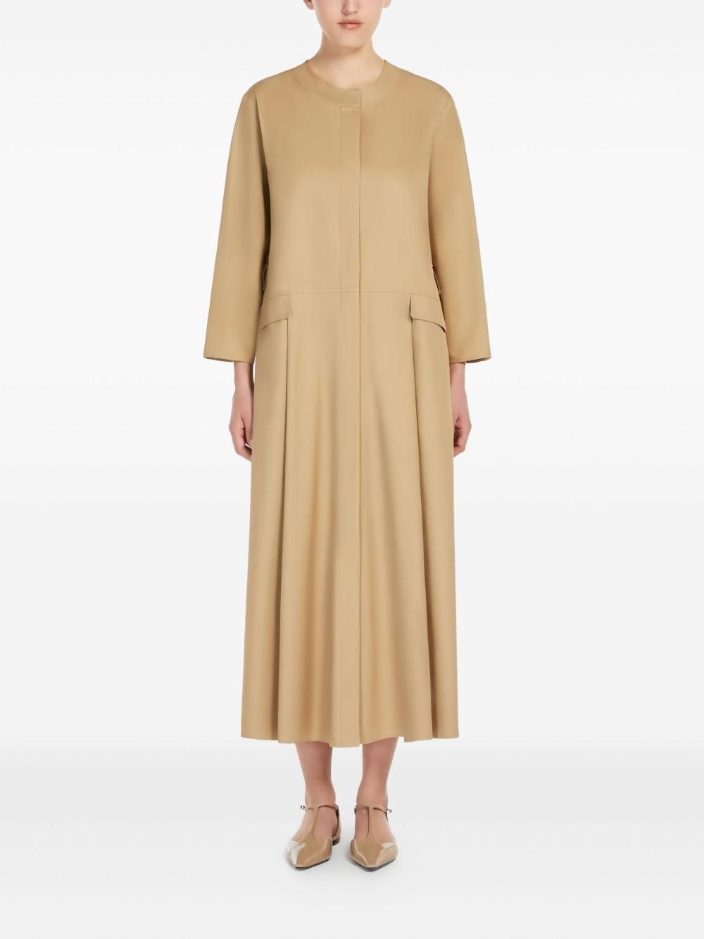 pleated maxi dress - 2