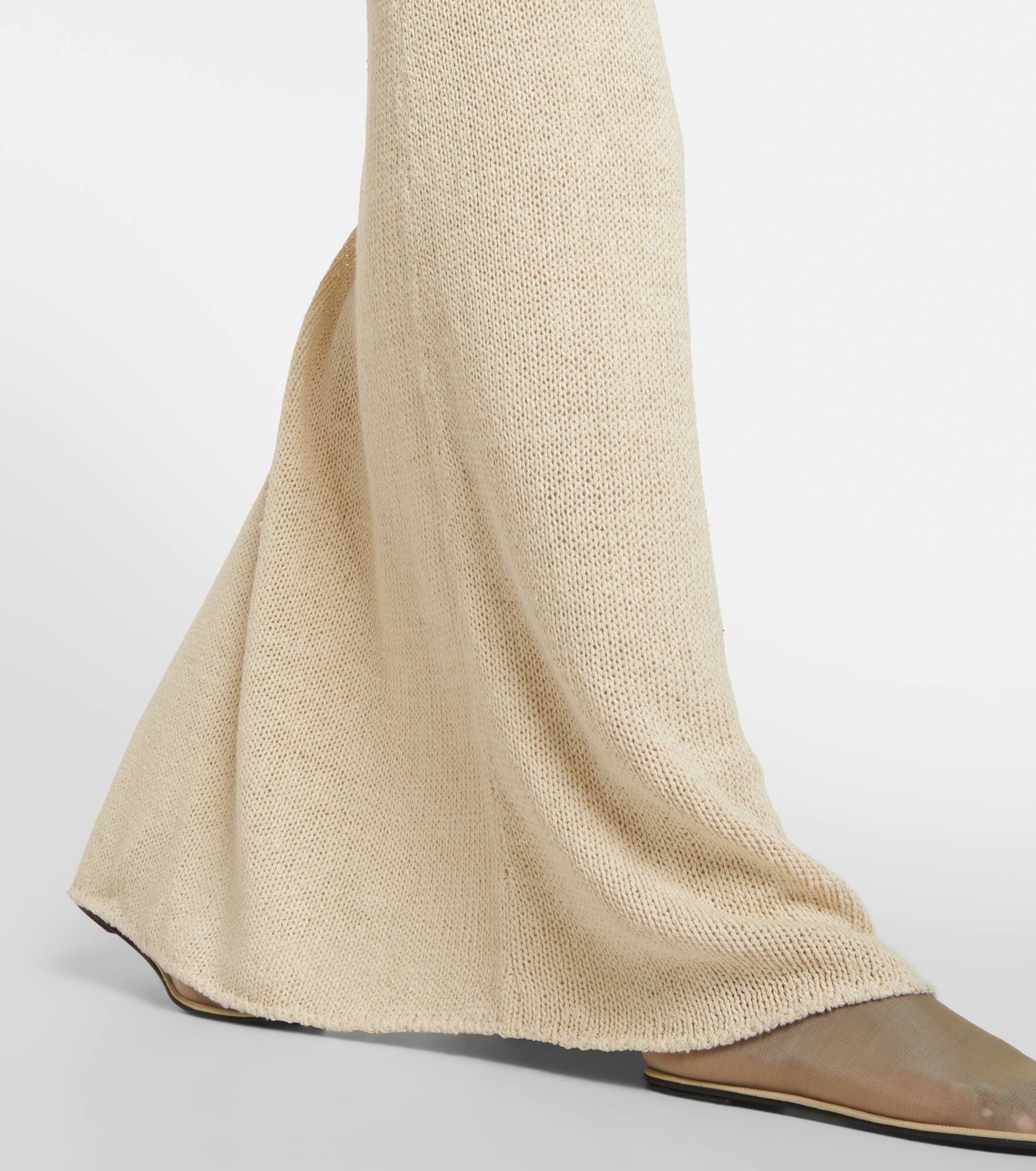 Fumaia knitted silk maxi skirt - 5