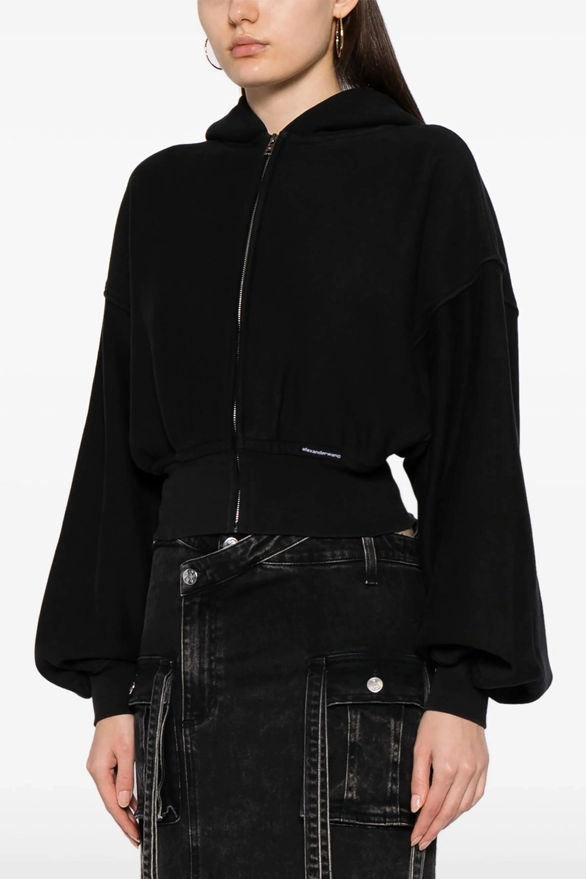 Cropped hoodie - 2