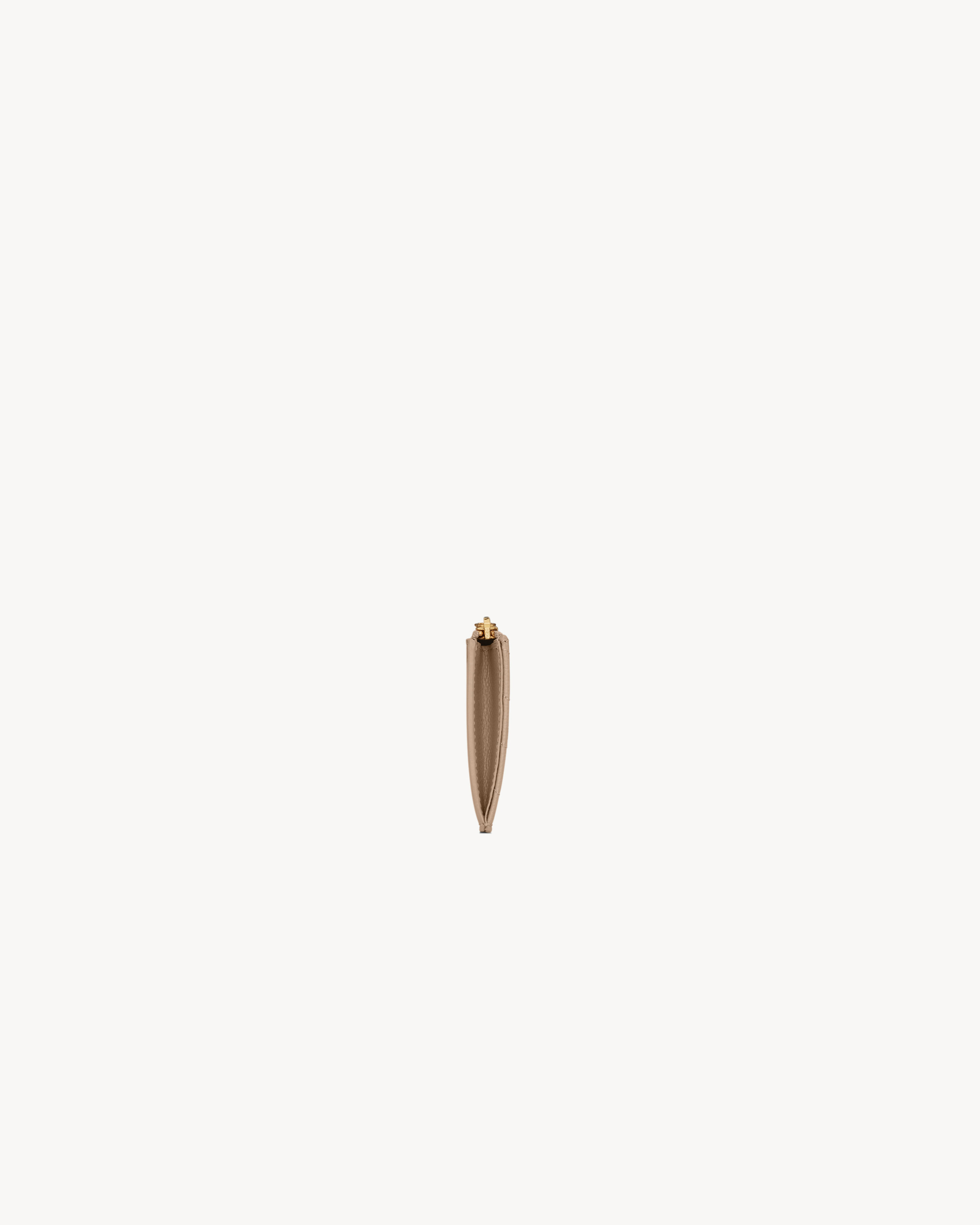 CASSANDRE MATELASSÉ FRAGMENTS CARD CASE IN GRAIN DE POUDRE LEATHER - 3